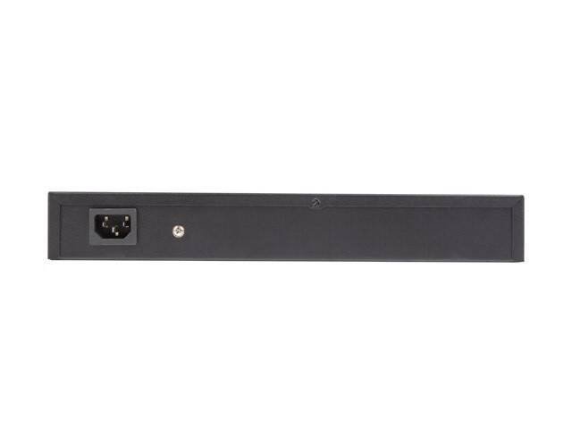 LANBERG PRZEŁĄCZNIK SWITCH 16X100MB POE+/2XCOMBO NIEZARZĄDZALNY RACK 19 CALI GIGABIT ETHERNET 150W