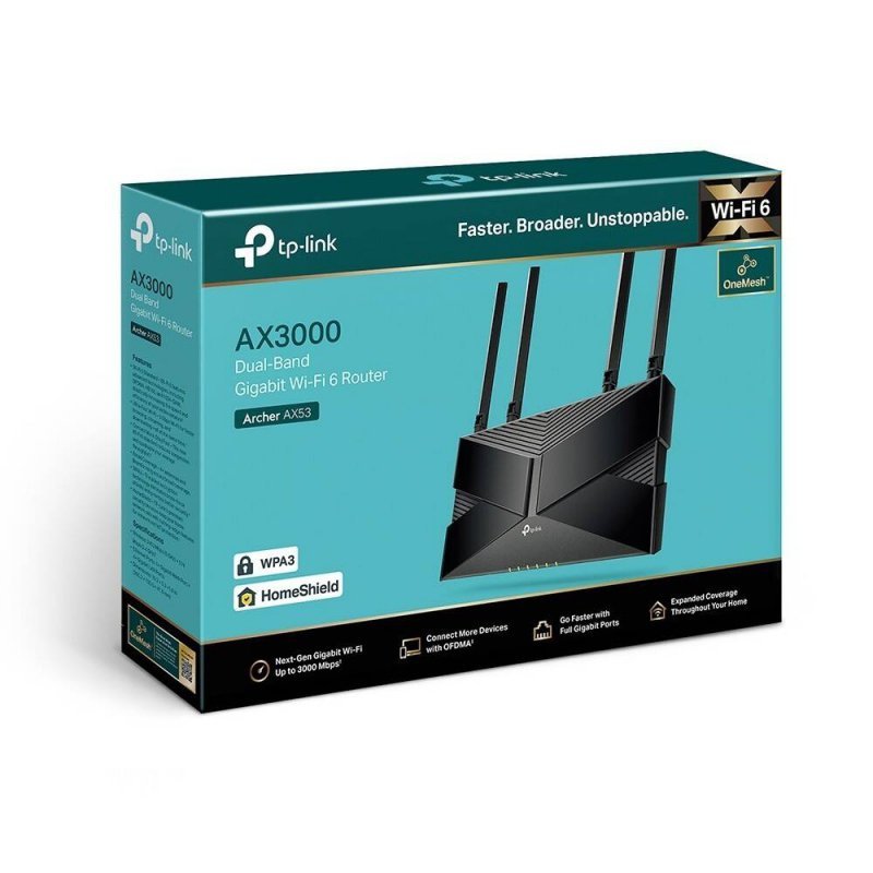 TP-LINK ROUTER ARCHER AX53 AX3000 4LAN 1WAN