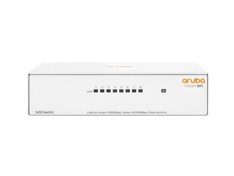 HEWLETT PACKARD ENTERPRISE PRZEŁĄCZNIK SWITCH ARUBA INSTANT ON 1430 8X1GBE R8R45A