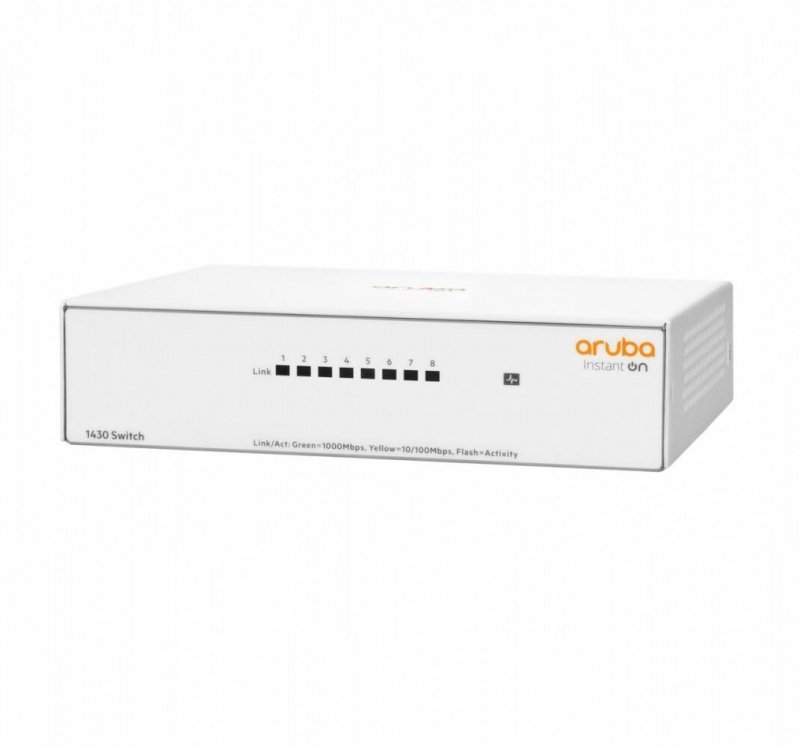 HEWLETT PACKARD ENTERPRISE PRZEŁĄCZNIK SWITCH ARUBA INSTANT ON 1430 8X1GBE R8R45A