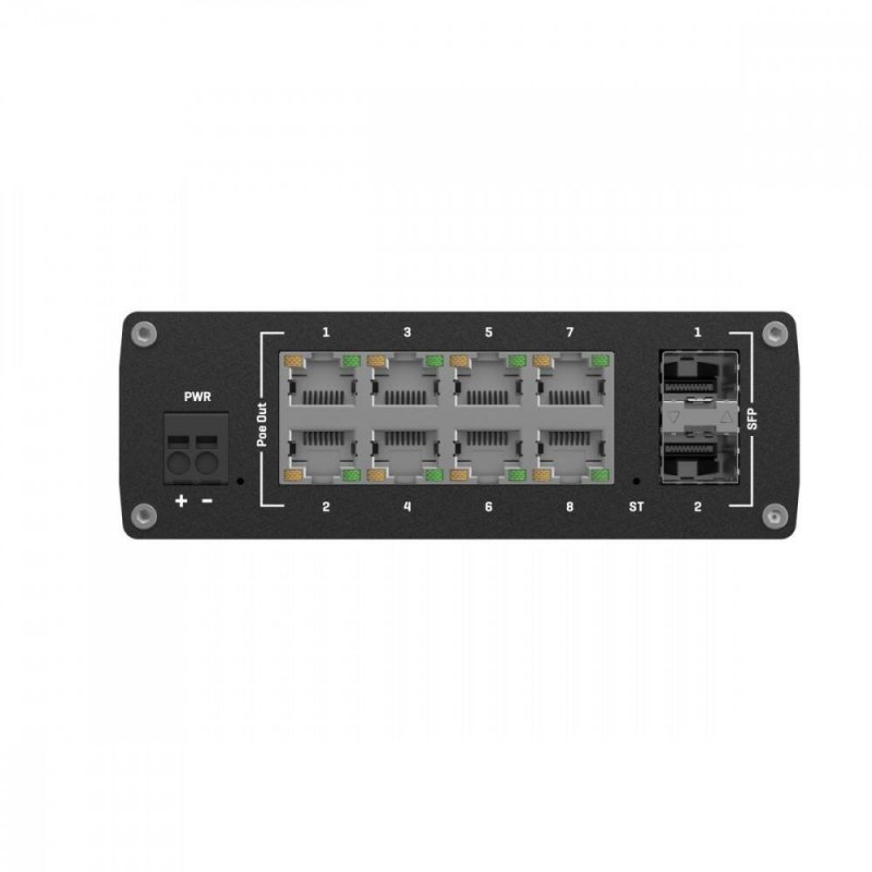 TELTONIKA PRZEŁĄCZNIK ZARZĄDZALNY PRZEMYSŁOWY TSW202 2XSFP 8XPOE+ L2/L3
