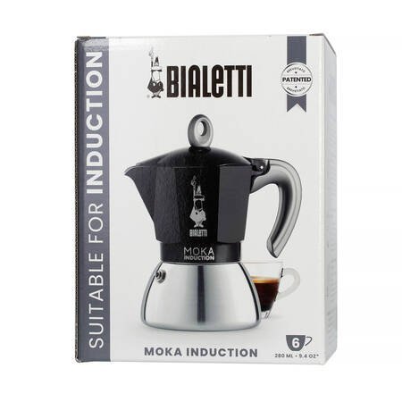 KAWIARKA BIALETTI NEW MOKA INDUCTION 6TZ CZARNA