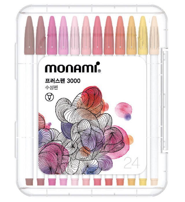 CIENKOPIS MONAMI PEN 3000 160-2431 MIX KOLORÓW 0.4MM 24SZT