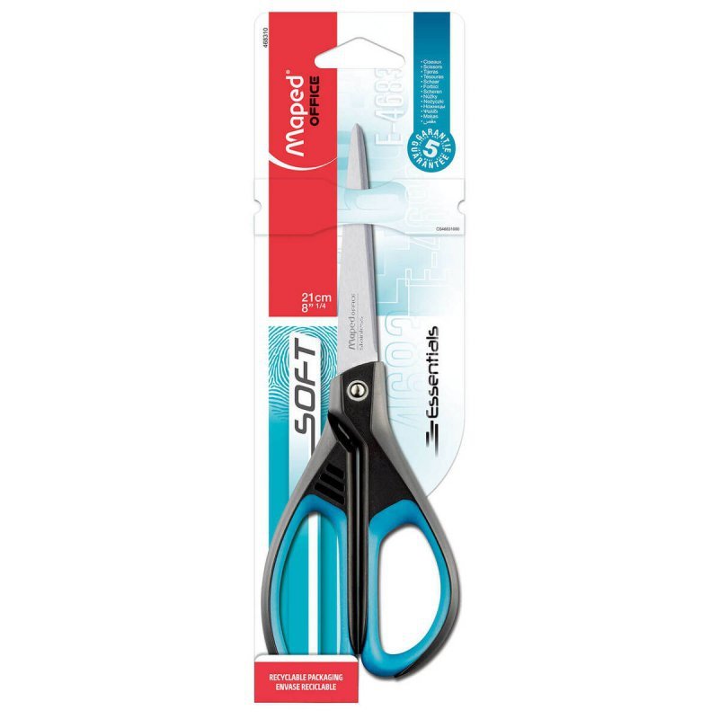NOŻYCZKI 210MM MAPED ESSENTIALS SOFT ASYMETRYCZNE