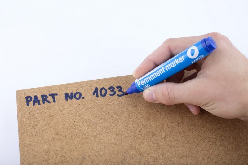 MARKER PERMANENTNY D.RECT 2160 NIEBIESKI OKRĄGŁA 1-3MM
