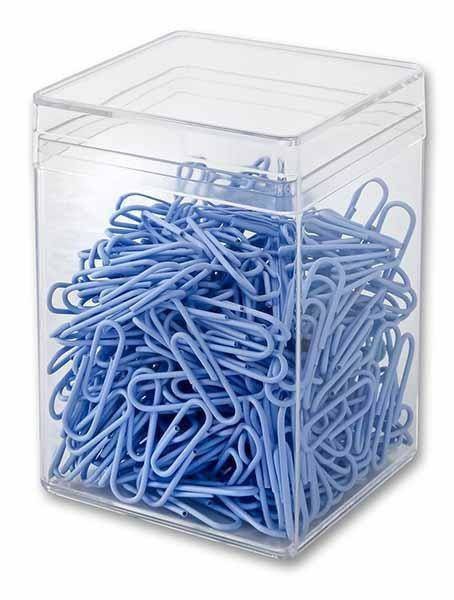 SPINACZE OKRĄGŁE 28MM VICTORY OFFICE PRODUCTS 60286H300-081 PASTELOWE JASNOFIOLETOWE METALOWE POWLEKANE W POJEMNIKU PLASTIKOWYM 