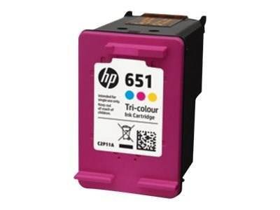 TUSZ ORYGINALNY HP651 C2P11AE CMY 300 STRON