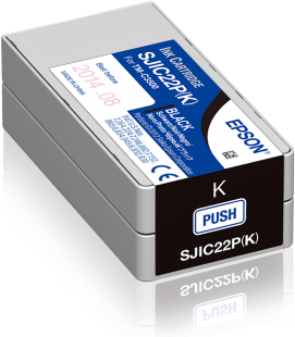 TUSZ ORYGINALNY EPSON SJIC22P C33S020601 CZARNY 32,6 ML