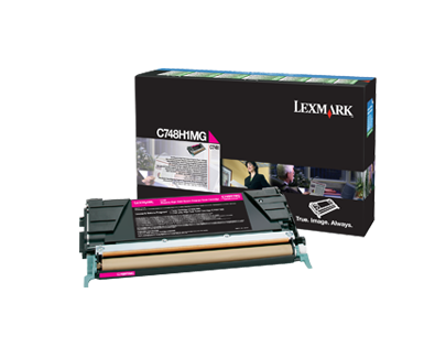 TONER ORYGINALNY LEXMARK C748H1MG MAGENTA 10000 STRON