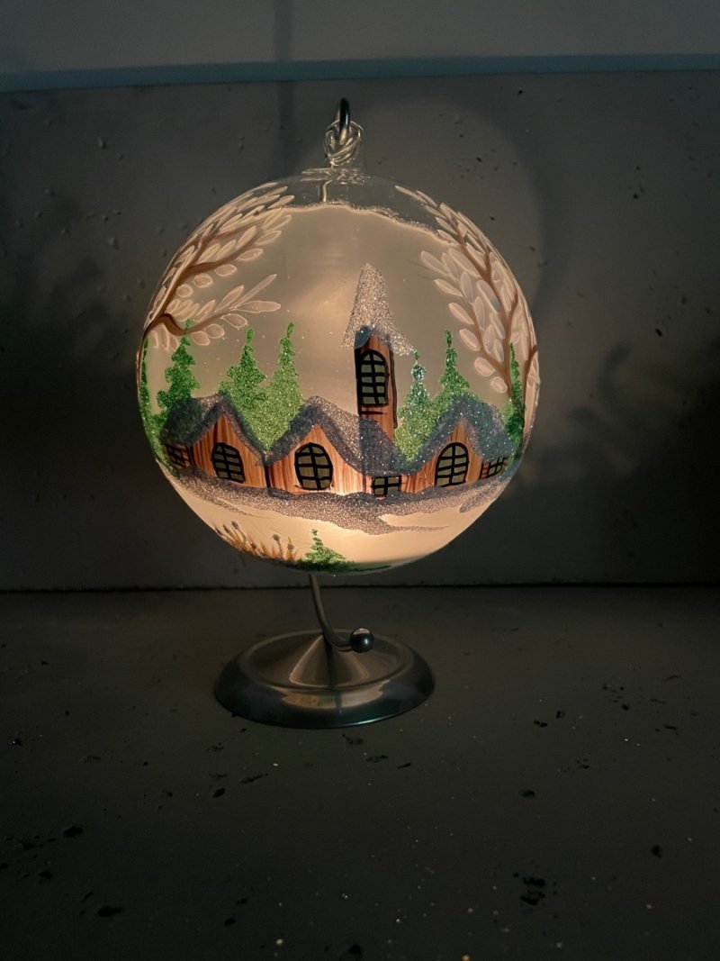 Bombka 15 cm  Lampion