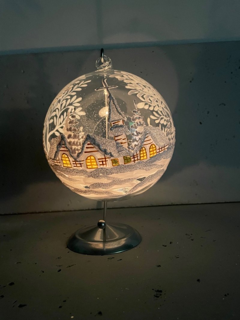 Bombka 15 cm  Lampion
