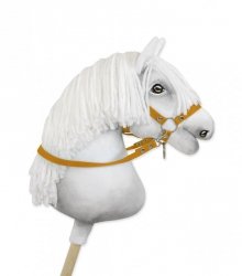 Wodze dla konia Hobby Horse – musztardowe
