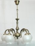 Żyrandol mosiężny,lampa wisząca mosiężna