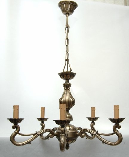 Żyrandol mosiężny,lampa wisząca mosiężna