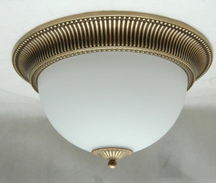Plafon mosiężny,lampa sufitowa mosiężna,plafoniera