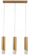 RABATY - Hardin - lampa wisząca 3 płomienna złoty mat. 342303-09 (od 10 % rabatu w koszyku)