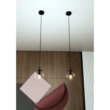 Lampa wisząca COSMO 1 BL TRANSPARENTNY 711/1 ( od 5 % rabatu w koszyku)