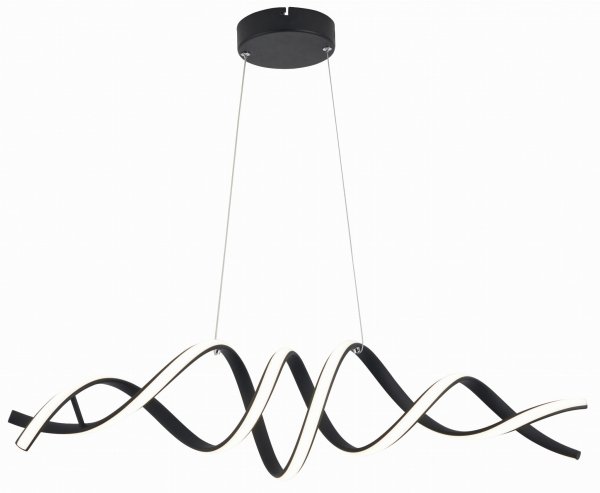 RABATY - Quoto - lampa wisząca LED czarny mat. 342601-30 Reality (od 15 % rabatu w koszyku)