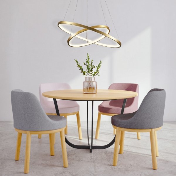 Lampa wisząca LED LEA 2 złota 329189 Sanico Goldlux
