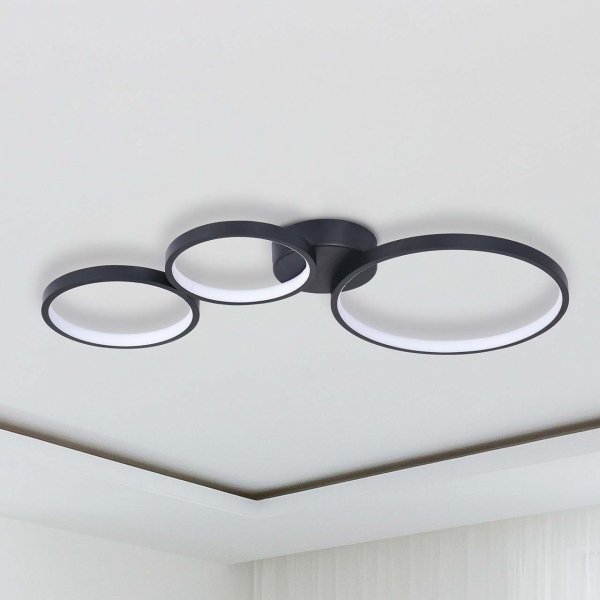 Lampa sufitowa LED FLAMENCO 33W czarna 331014 Sanico Goldlux
