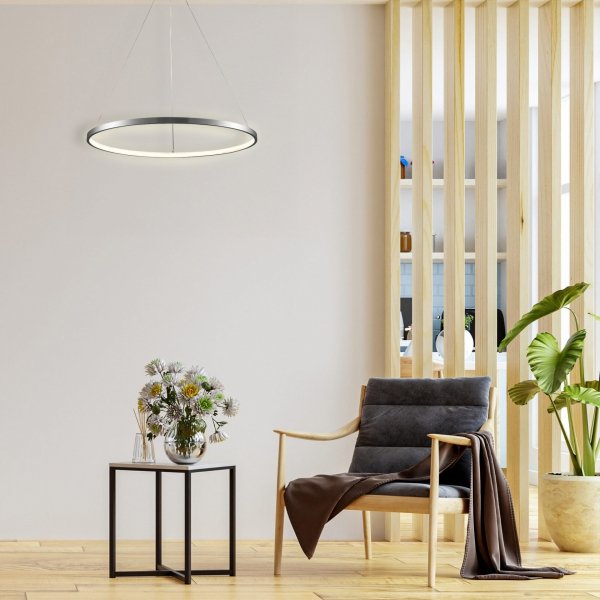 Lampa wisząca LED LEA 1 nikiel 330000 Sanico Goldlux