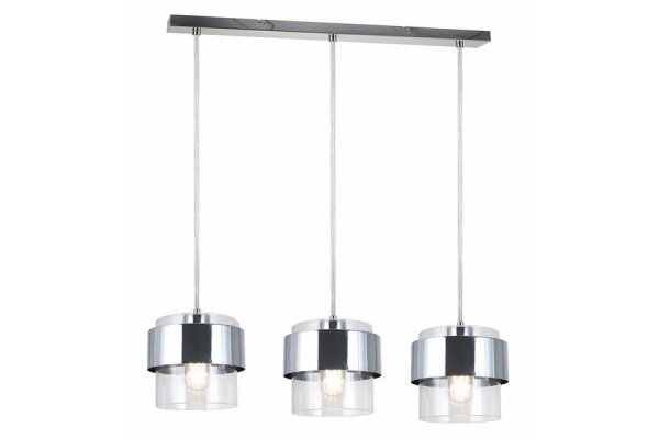 RABATY Quan - lampa wisząca 3 pł. chrom 343903-06 (od 10 % rabatu w koszyku)