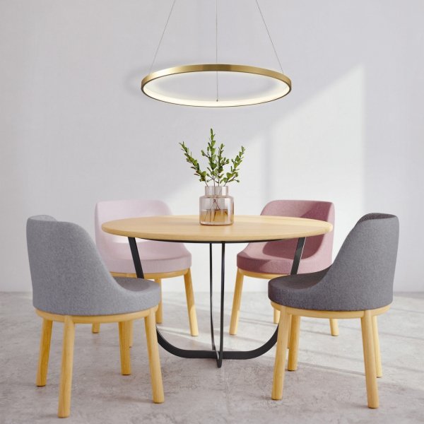 Lampa wisząca LED LEA 1 złota 329165 Sanico Goldlux