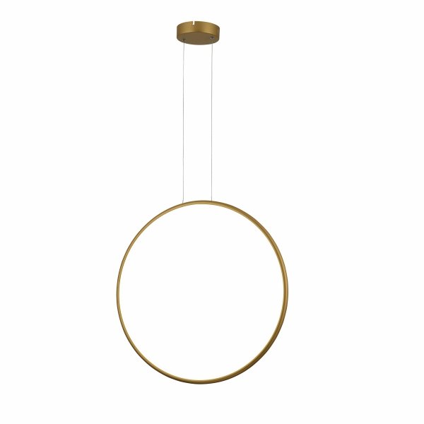 Wyprzedaż - Ragi - lampa wisząca LED złoty mat 334641-09 Reality