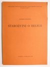 STAROŻYTNI O RELIGII - Andrzej Nowicki 1959