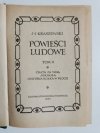 POWIEŚCI LUDOWE TOM II - Józef Ignacy Kraszewski 1955