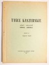 TAŃCE KASZUBSKIE. ZESZYT II - Paweł Szefka 1959