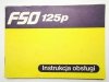 FSO 125p INSTRUKCJA OBSŁUGI 