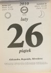 KUCHNIA POLSKA 2010 KALENDARZ KSIĄŻKOWY
