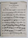ERSTES KONZERT FUR DIE VIOLINE VON W. A. MOZART WERK No. 207 