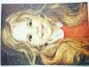 UŚMIECHNIĘTA BLOND DZIEWCZYNKA MAL. D. MUSZYŃSKA-ZAMORSKA