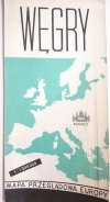 WĘGRY. MAPA PRZEGLĄDOWA EUROPY 1966