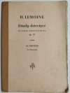 ETIUDY DZIECIĘCE (ETUDES ENFANTINES) OP. 37 WYBÓR NA FORTEPIAN Henri Lemoine 1959