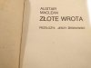 ZŁOTE WROTA - Alistair MacLean 1990