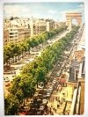 PARIS. LES CHAMPS ELYSEES ET L’ARC DE TRIOMPHE