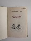 POECI POLSCY. BOLESŁAW LEŚMIAN 1964