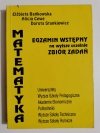 MATEMATYKA. EGZAMIN WSTĘPNY NA WYŻSZE UCZELNIE. ZBIÓR ZADAŃ 1995