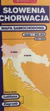SŁOWENIA CHORWACJA 1:800 000