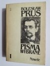 PISMA WYBRANE TOM 1 NOWELE - Bolesław Prus 1984
