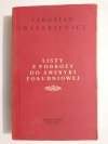 LISTY Z PODRÓŻY DO AMERYKI POŁUDNIOWEJ 1954