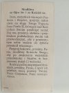 MODLITWA ZA OJCA ŚW. I ZA KOŚCIÓŁ ŚW. BIAŁA RAMKA JAN PAWEŁ II