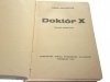 DOKTÓR X POWIEŚĆ KRYMINALNA - Arno Alexander 1934