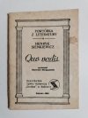 POWTÓRKA Z LITERATURY. QUO VADIS – SIENKIEWICZ 1991