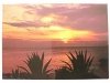 COUCHER DE SOLEIL SUR LA MEDITERRANEE