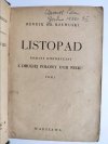 LISTOPAD - Henryk Rzewuski 1938