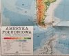 AMERYKA POŁUDNIOWA MAPA 1: 20 000 000 1967